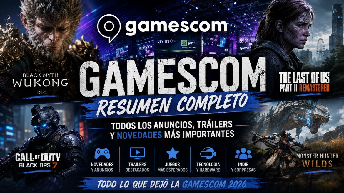 Gamescom 2026: todas las novedades, anuncios y juegos que dejó la gran feria del videojuego